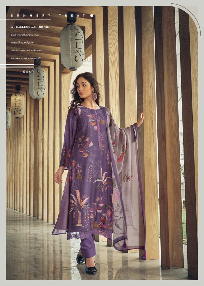 Summet Bloom By Prm 5433 To 5440 Printed Dress Material Wholesale Clothing Distributors In India